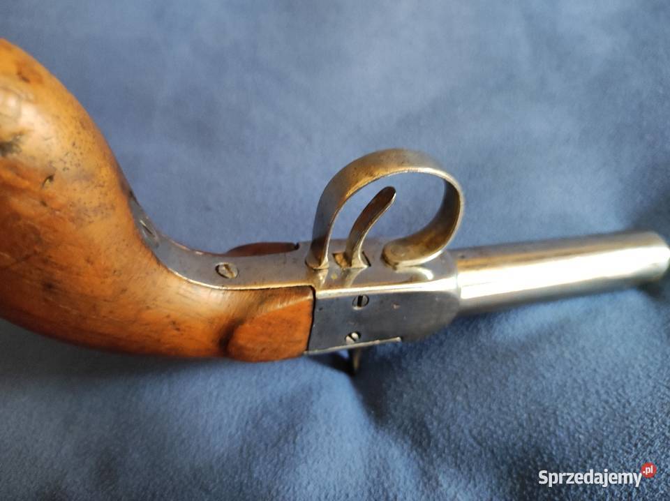 Pistolet mały kapiszon czarnoprochowy XIXw sprzedam