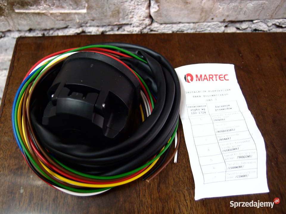 Wiązka elektr haka holowniczego 7pin zestaw sprzedam