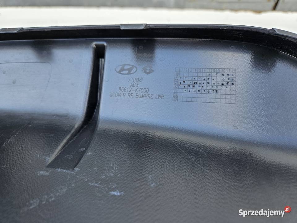 HYUNDAI I10 III DYFUZOR SPOILER ZDERZAKA TYŁ Spoilery Międzychód