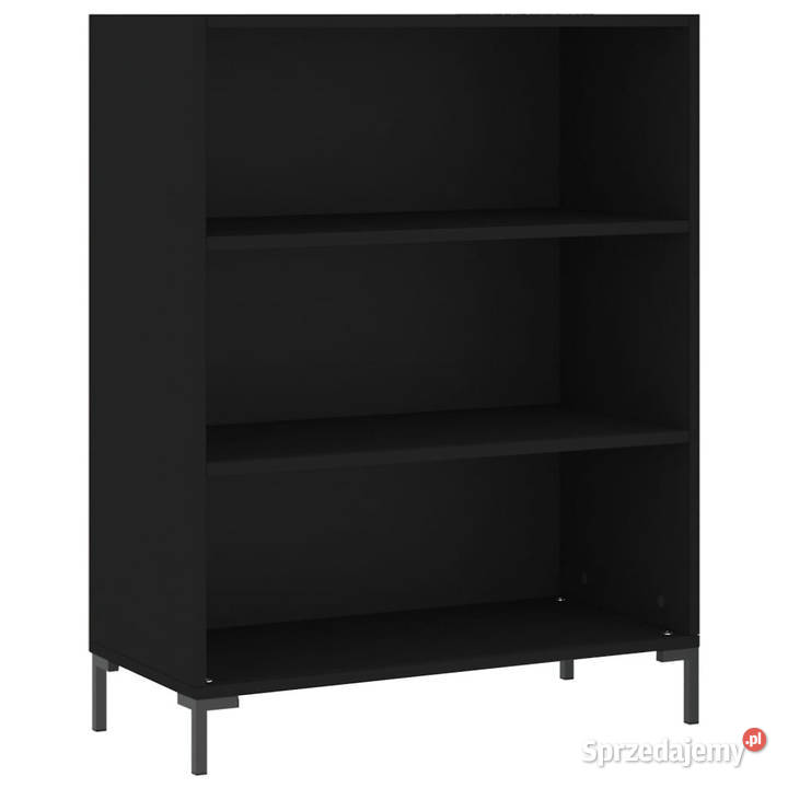 Regał czarny 695x325x90 materiał drewnopochodny Warszawa