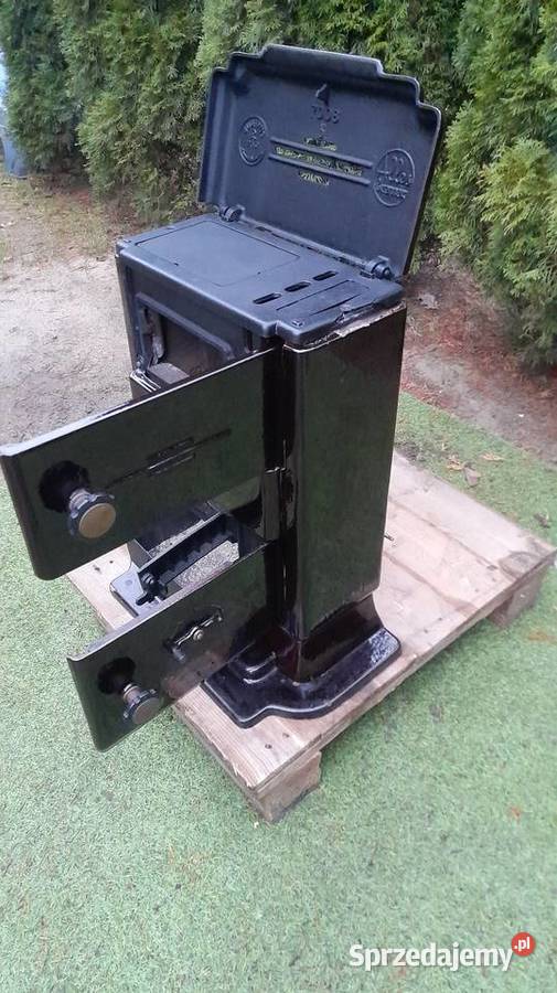 Piec koza żeliwny szamot emaliowany buderus Garby