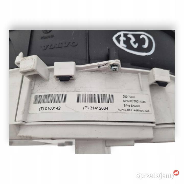 LICZNIK ZEGARY 31412864 Volvo V60 I S60 II 20 D3 osobowe Chełm