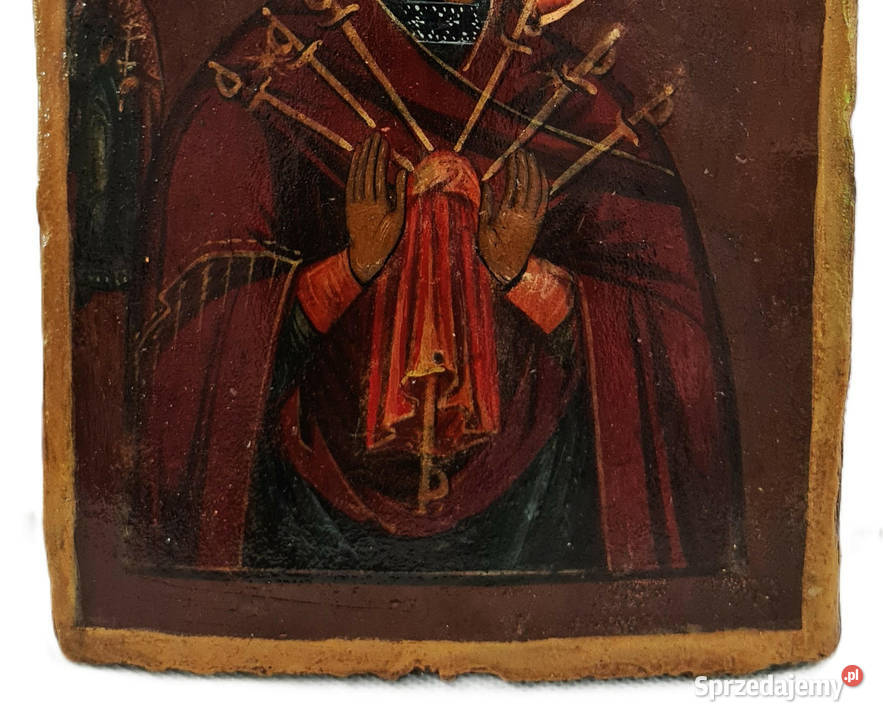 Ikona Matki Bożej Łagodząca Złe Serca 0079 Malarstwo Warszawa