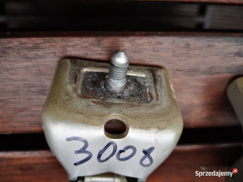 PEUGEOT 3008 ZAWIAS KLAPY TYŁ PRAWY LEWY mazowieckie Warszawa