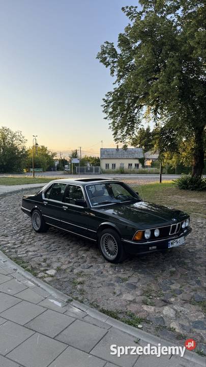 BMW 735i E23 klasyczna limuzyna do ślubu Śluby, wesela, przyjęcia mazowieckie Płońsk