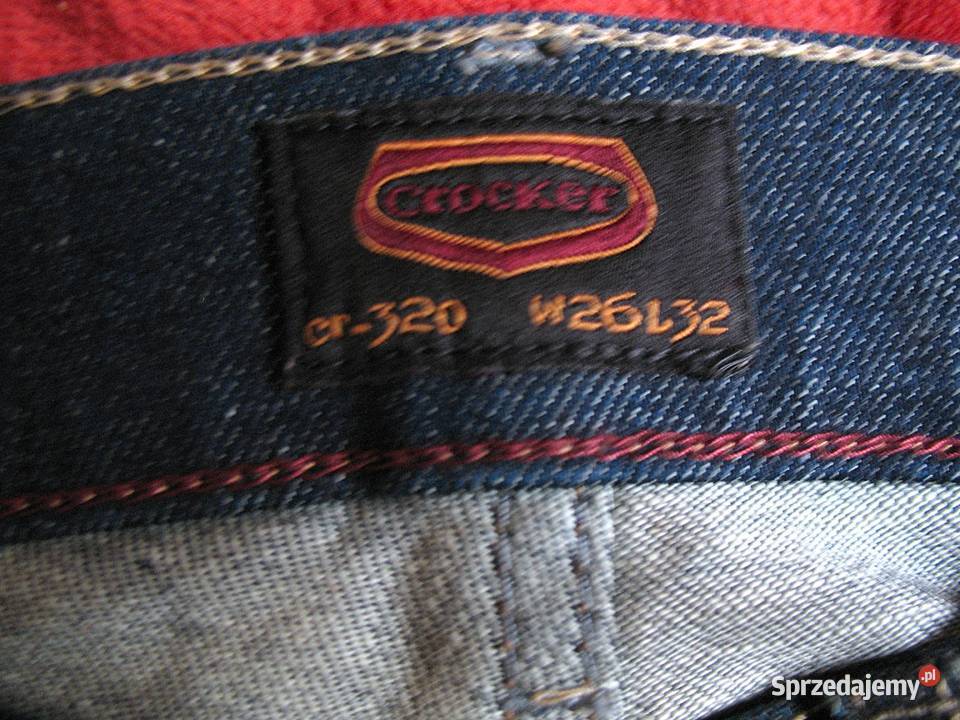 Spodnie uniseks jeans 34 XS biodra 84 Croker Rozmiar XS Siedlce
