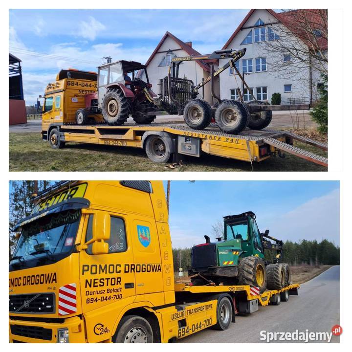 USŁUGI TRANSPORTOWE pomoc drogowa 24H