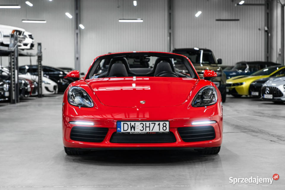 Porsche 718 Boxster 300 PDK Guards Red centralny zamek