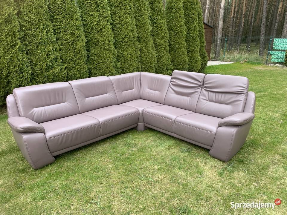 ELASTOFORM Narożnik skórzany PREMIUM Royal Taupe Kalety