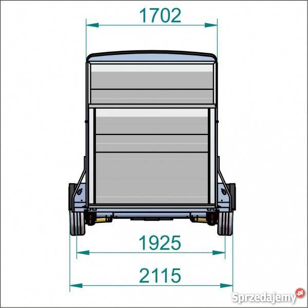 Przyczepa kontener furgon cargo mazowieckie Warszawa