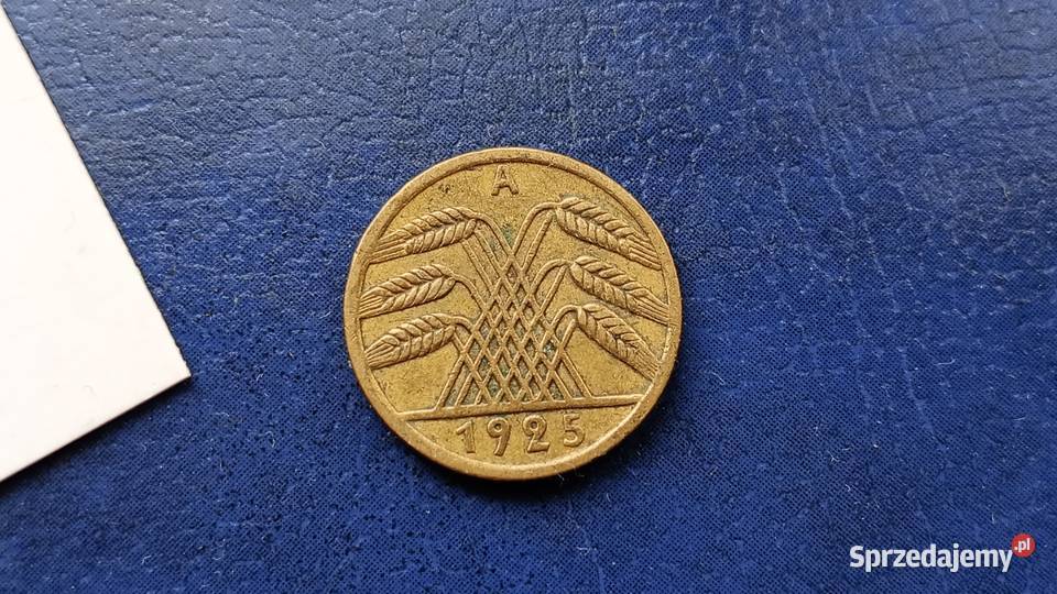 Stare monety 5 pfennig 1925 A Niemcy Lesko