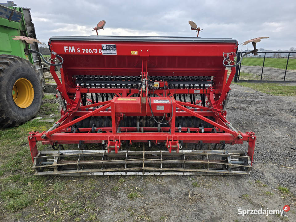 Agregat siewny talerzowy UNIA FM s7003 D 2019 r Siewniki i sadzarki Czarne