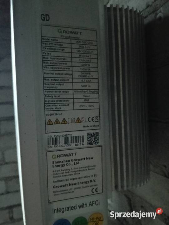 Falownik growatt 10 kw Falowniki