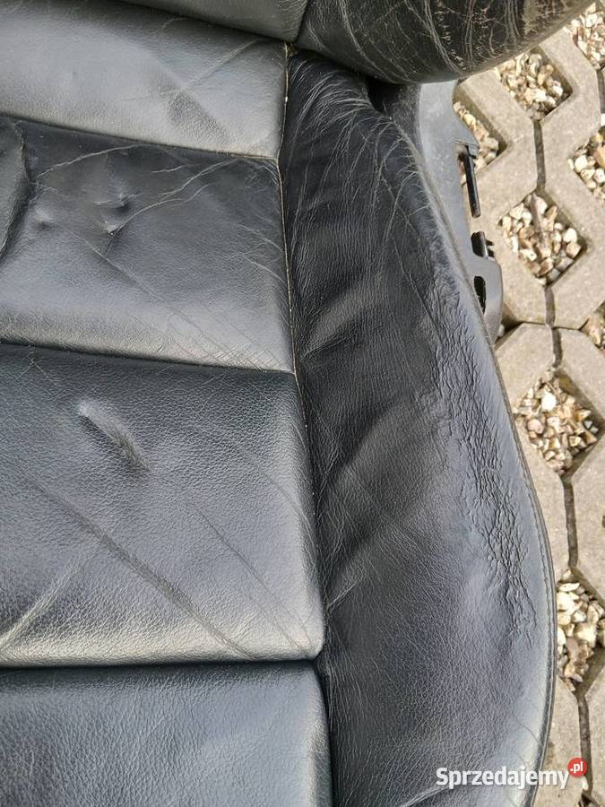 Audi A6 C6 Fotele skóra czarna przód Rybnik Rok produkcji 2005 Szczerbice