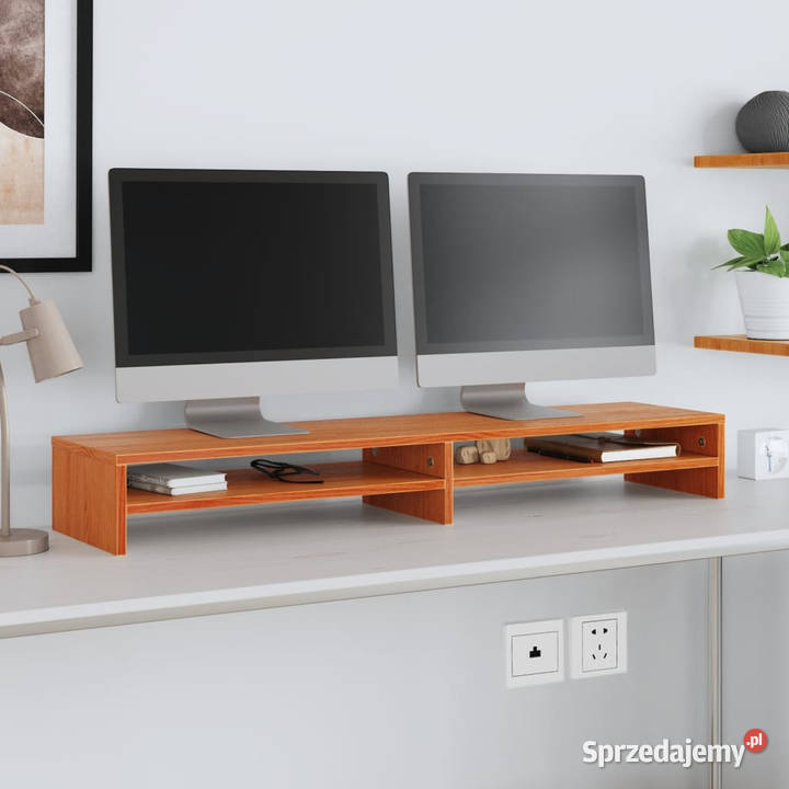 Podstawka na monitor woskowy brąz 100x24x13 lita Warszawa