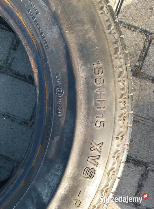 Kolekcjonerska opona Michelin XVS 185 HR 15 Motoryzacja Liszki