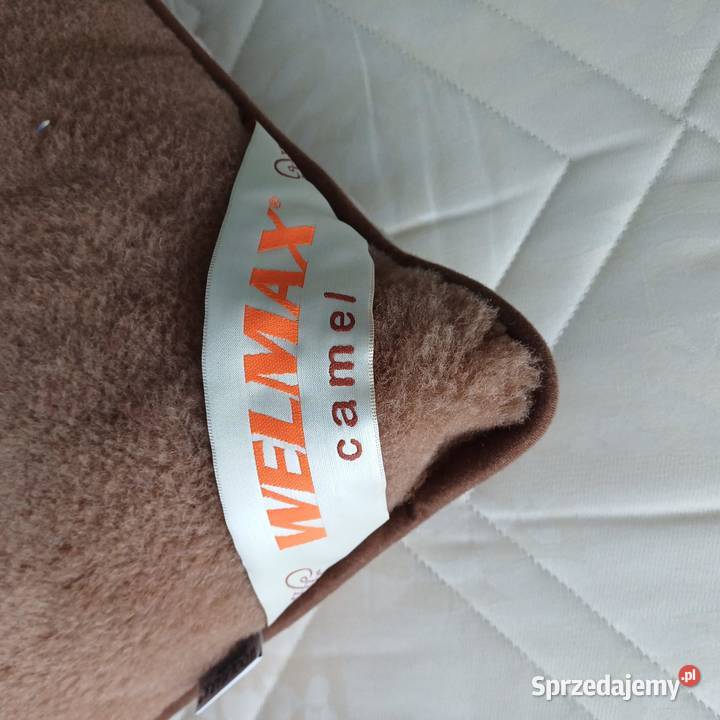 Poduszka wełniana NOWA naturalna Welmax camel Sieradz