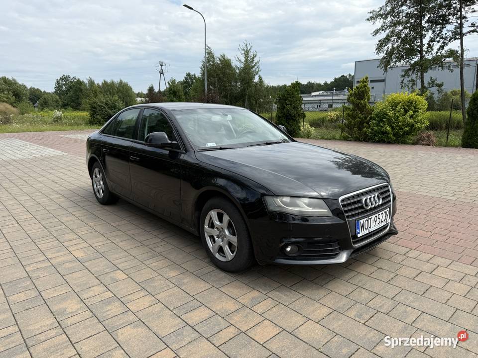Audi A4 18 turbo sedan czarny mazowieckie Mińsk Mazowiecki