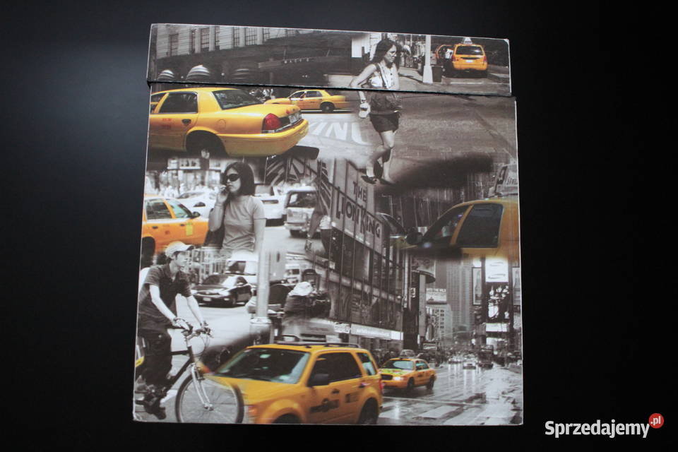 skrzynka skrzynia York Nowy Jork taxi kuferek Toruń