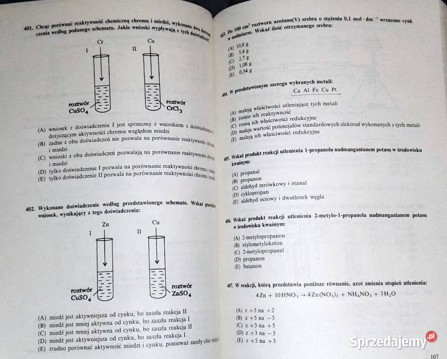 Testy Z Chemii Klasa 7 Dzial 1 Testy z Chemii. Chemia ogólna i nieorganiczna - J. Badzińska Chełm