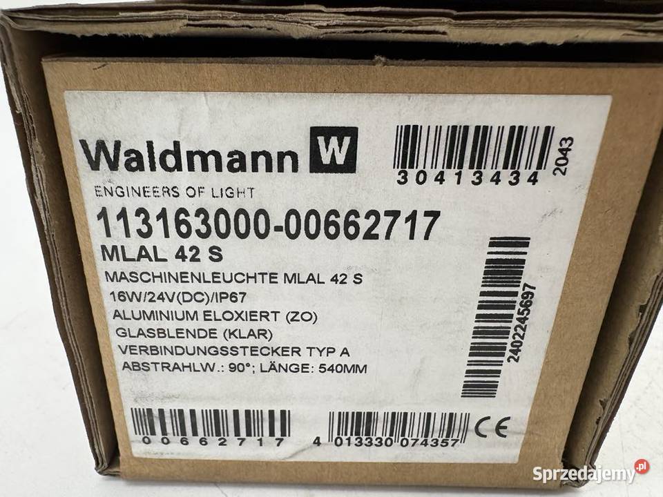 Waldmann 11316300000662717 Lampa maszynowa Warszawa
