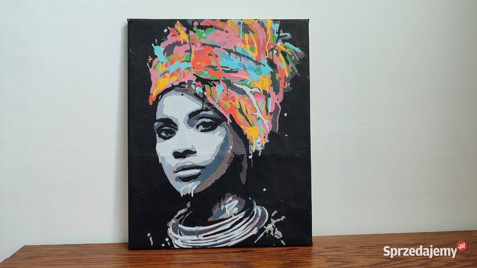 Obraz akrylowy popart portret Gdańsk