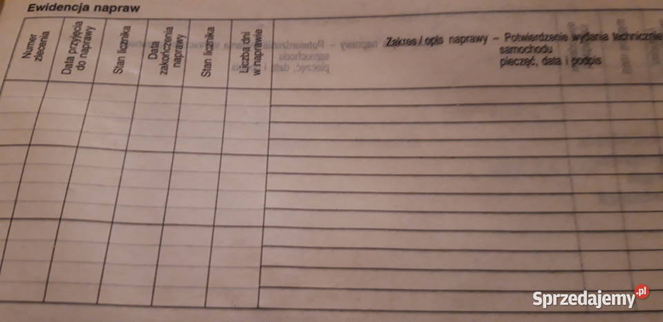 Fiat 125 Książka gwarancyjną Rzeszów sprzedam
