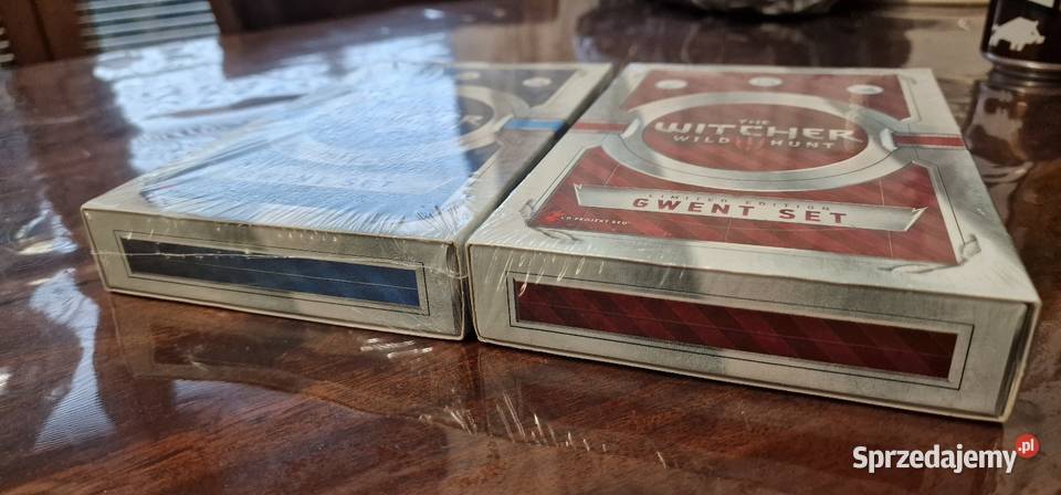 Wiedzmin witcher karty gwint nowe folia serca z Sztabin