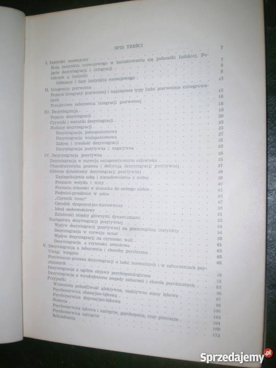 O DEZINTEGRACJI POZYTYWNEJ DĄBROWSKI KAZIMIERZ Zielona Góra