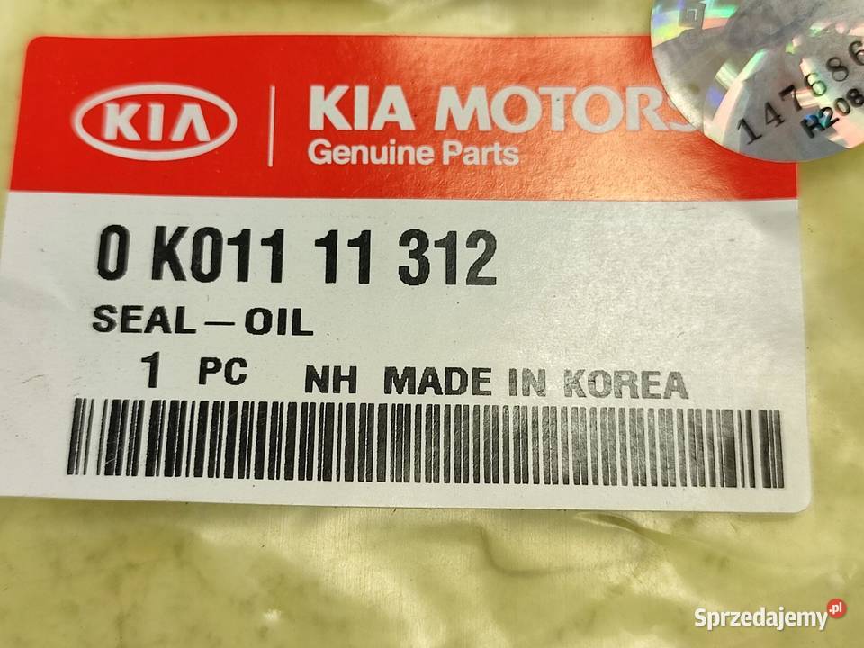 USZCZELNIACZ WAŁU KIA G CARNIVAL III 29 CRDI