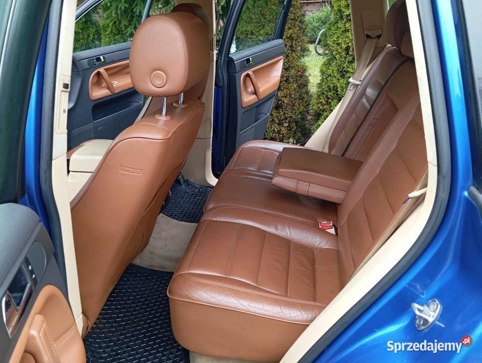 ŁADNY TOUAREG 25 TDI 4X4 MANUAL HAK ZAREJESTR garażowany Gostynin sprzedam