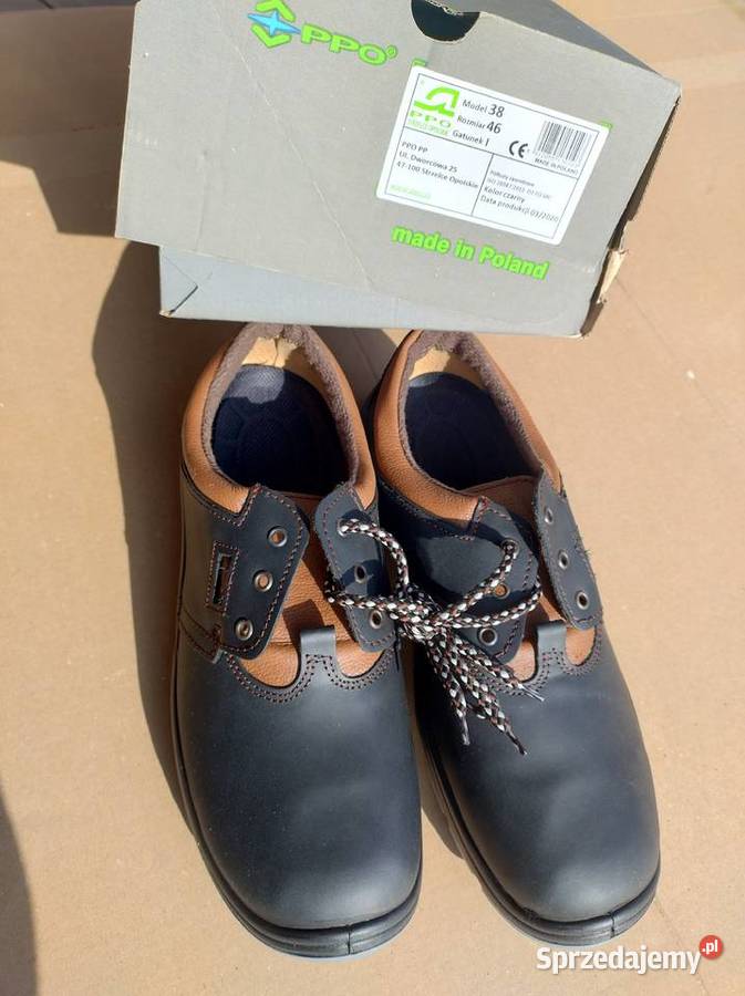 BUTY ROBOCZE PPO ROZMIAR 46 skóra Kocmyrzów