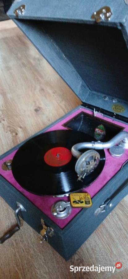 Stary gramofon patefon SPRAWNY Audio Kraków