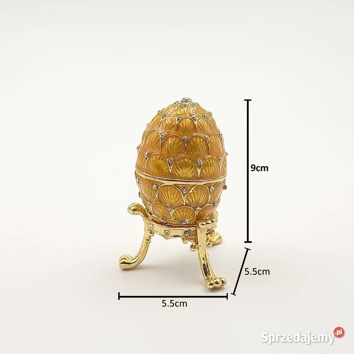 Jajko jajo faberge pojemniki szkatułka Akcesoria do biżuterii Zawiercie