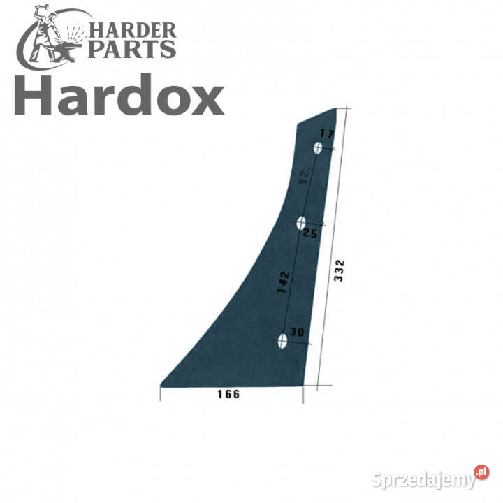 Pierś 073257L części do pługa KVERNELAND Suwałki