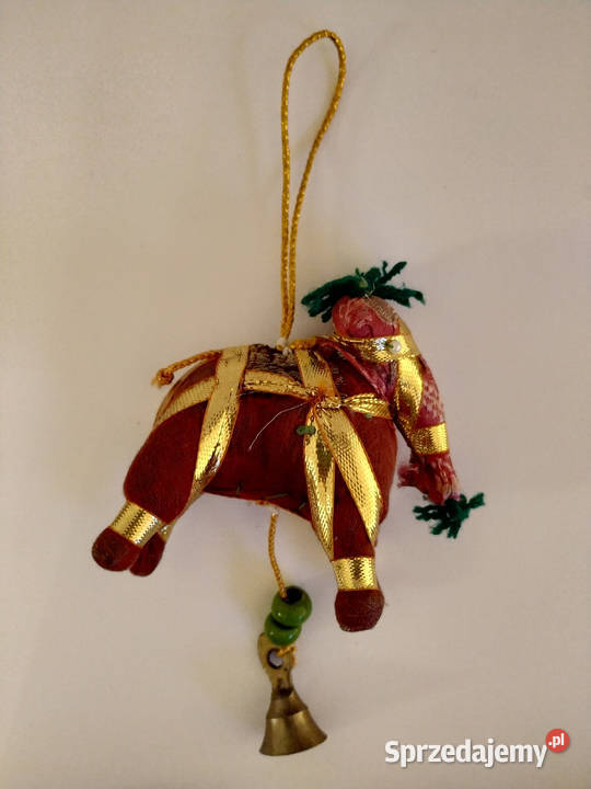Zawieszka słonik z dzwoneczkiem Rękodzieło Warszawa