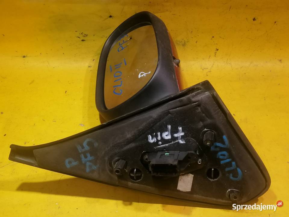 lusterko prawe elektryczne 7pin Renault Clio 2 Piotrków Trybunalski sprzedam