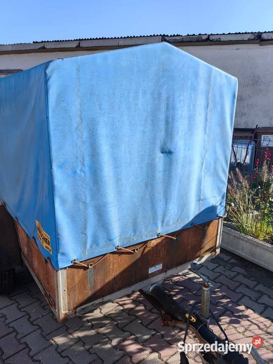 Przyczepka przyczepa samochodowa plandeka 1000 Siedlisko