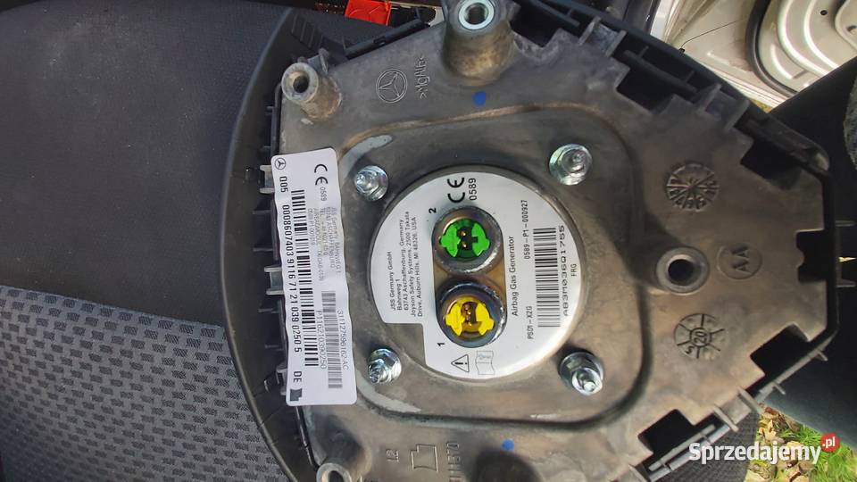 Poduszka Powietrzna kierownicy air bag mercedes osobowe Części samochodowe Jarosław