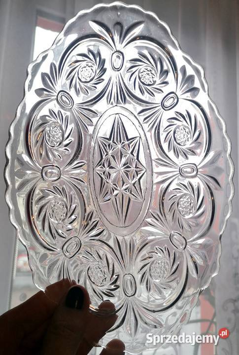 Dwie piękne kryształowe półmiski Wyjątkowe Piekary Śląskie sprzedam