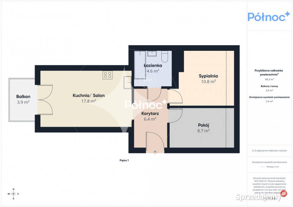Najem okazjonalny Kilińskiego 3a 1 p 3 pokoje Wynajem Ełk