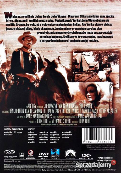 RIO GRANDE JOHN WAYNE FILMOWE IKONY Kalisz