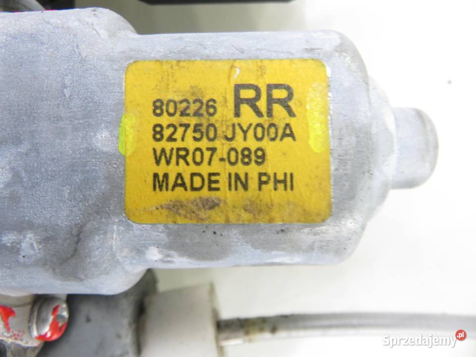 PODNOŚNIK SZYBY PRAWY TYLNY RENAULT KOLEOS I