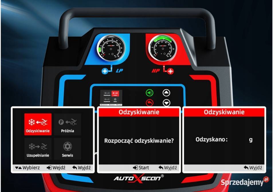 AUTOXSCAN X 930 PRO Stacja klimatyzacji R134a lubuskie Gorzów Wielkopolski