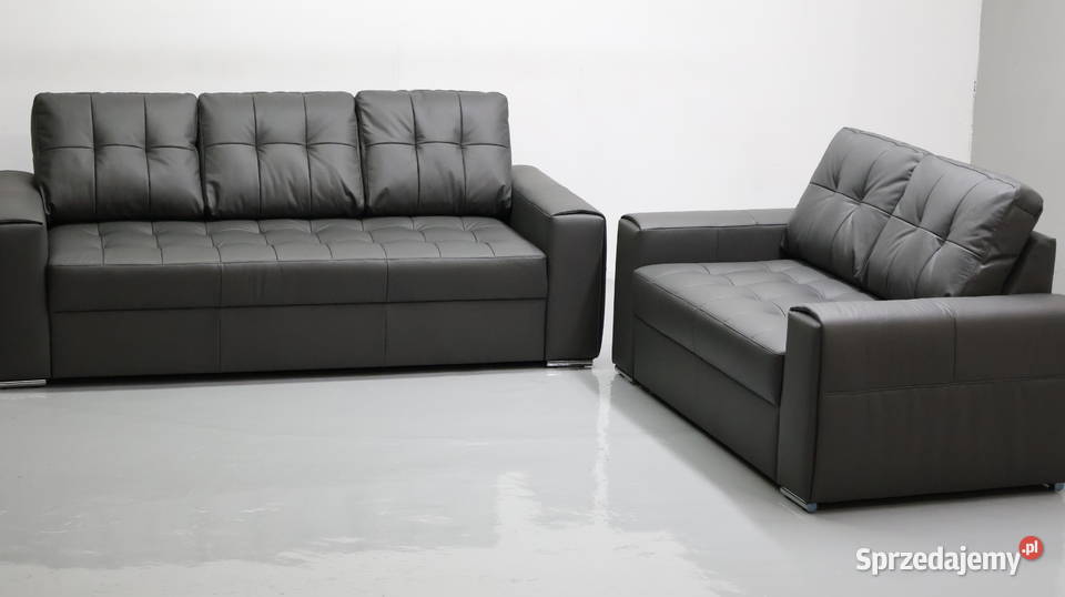 RIX KOMPLET 32 sofy kanapy zestaw popielata 90cm Poznań