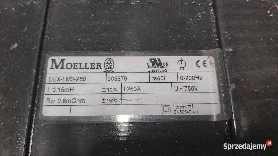 Dławik sieciowy trójfazowy Moeller DEXLM3260 mazowieckie Wyszków