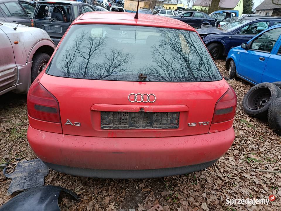 Audi A3 19 66 kW 2000 r dawca części Rok produkcji 2000 wielkopolskie Szklarka Myślniewska