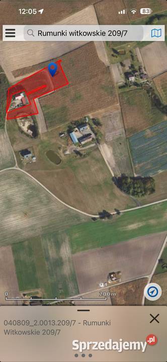 Działka budowlana z dostępem do jeziora Rumunki Witkowskie