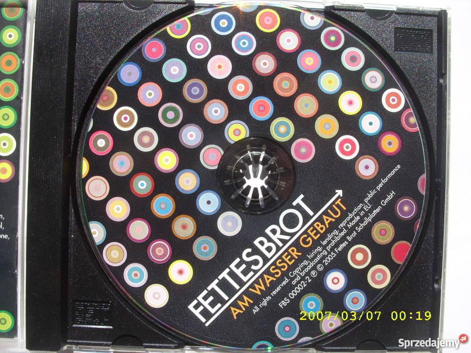 Rap CD FETTES BROTAM WASSER FBS CD Wołów