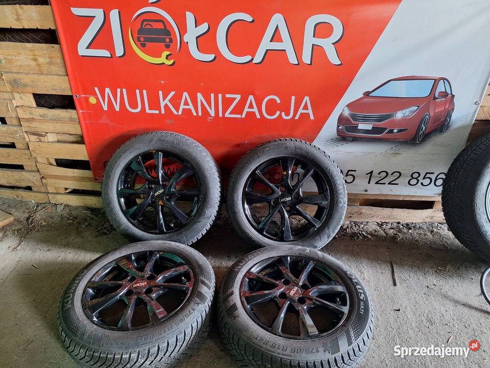 Alufelgi 4x100 15 ET40 Hyundai Kia Mazda Suzuki kujawsko-pomorskie Choceń sprzedam